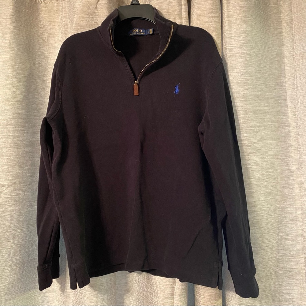 Ralph Lauren Black Pullover~NWOT~Size Large